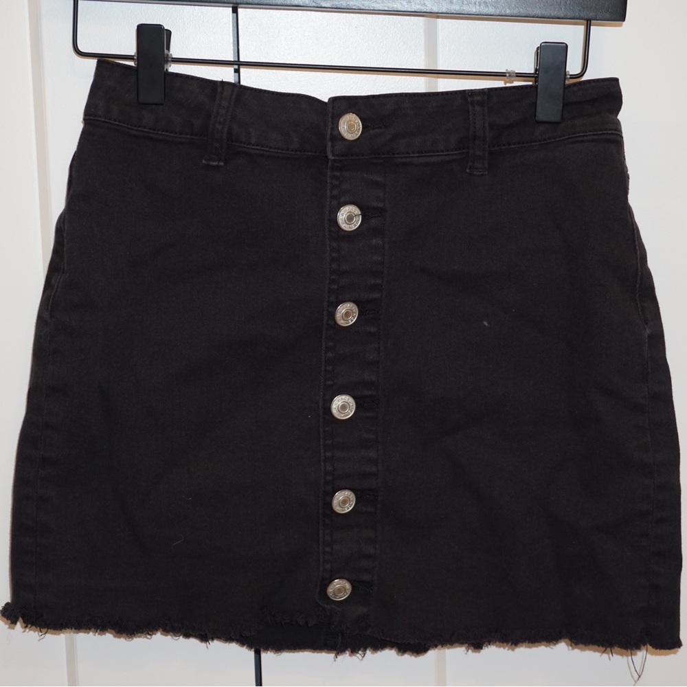 Pacsun Button Denim Skirt